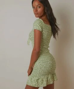 Peppermayo Balmy Nights Mini Dress - Green 6 Peppermayo Balmy Nights Mini Dress - Green