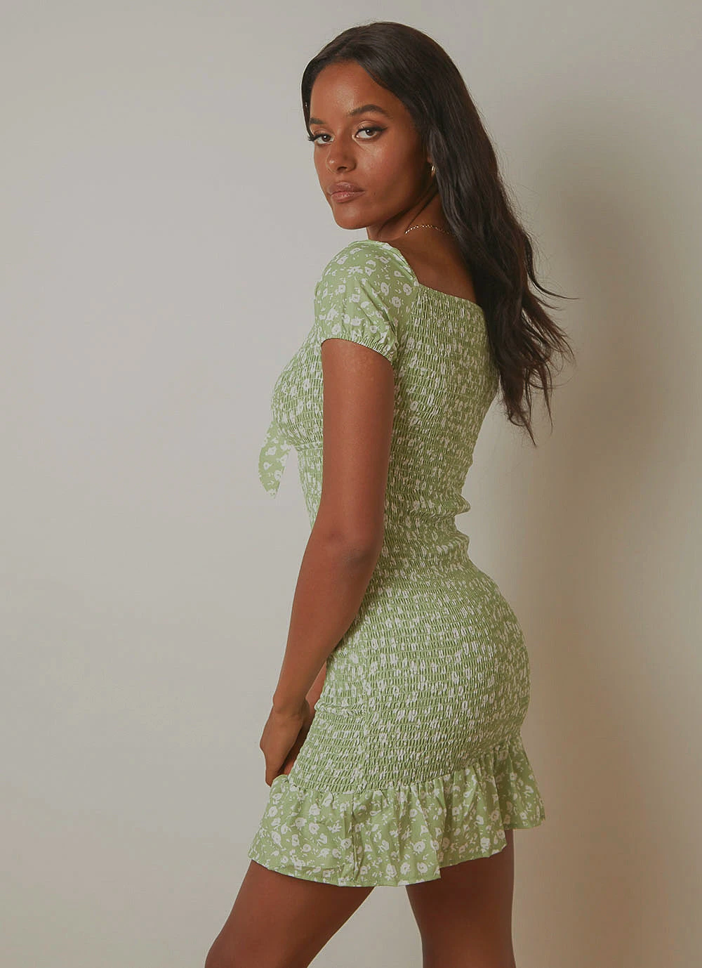 Peppermayo Balmy Nights Mini Dress - Green 3 Peppermayo Balmy Nights Mini Dress - Green