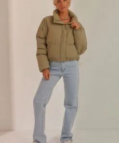 Nude Lucy New & Most Loved Topher Puffer Jacket - Deep Sage 8 Nude Lucy New & Most Loved Topher Puffer Jacket - Deep Sage