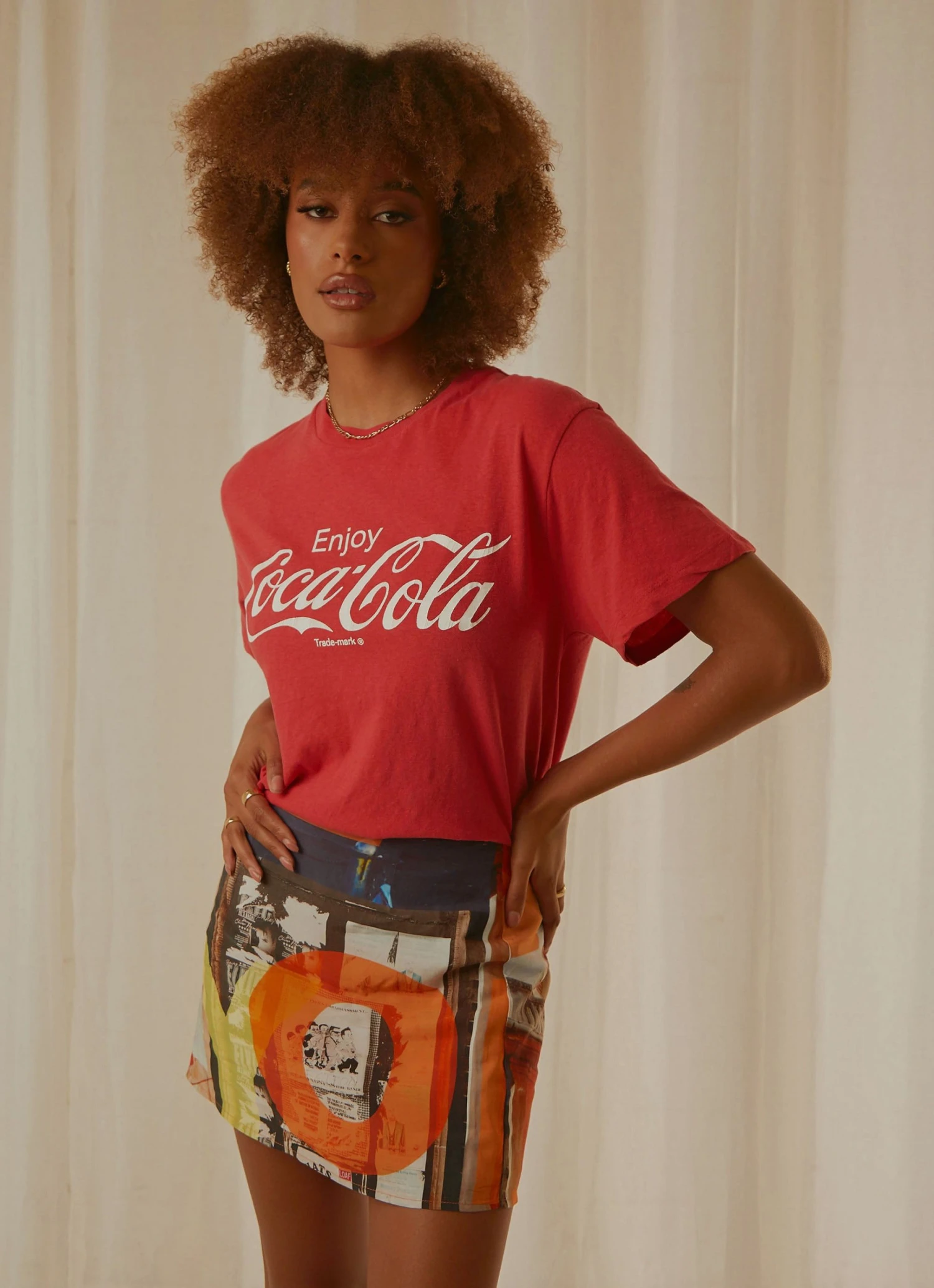 Rolla's Enjoy Coke Classic Tomboy Tee - Coke Red New & Most Loved 1 Rolla's Enjoy Coke Classic Tomboy Tee - Coke Red New & Most Loved