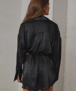 Peppermayo Exclusive New & Most Loved Faye Mini Shirt Dress - Black 11 Peppermayo Exclusive New & Most Loved Faye Mini Shirt Dress - Black