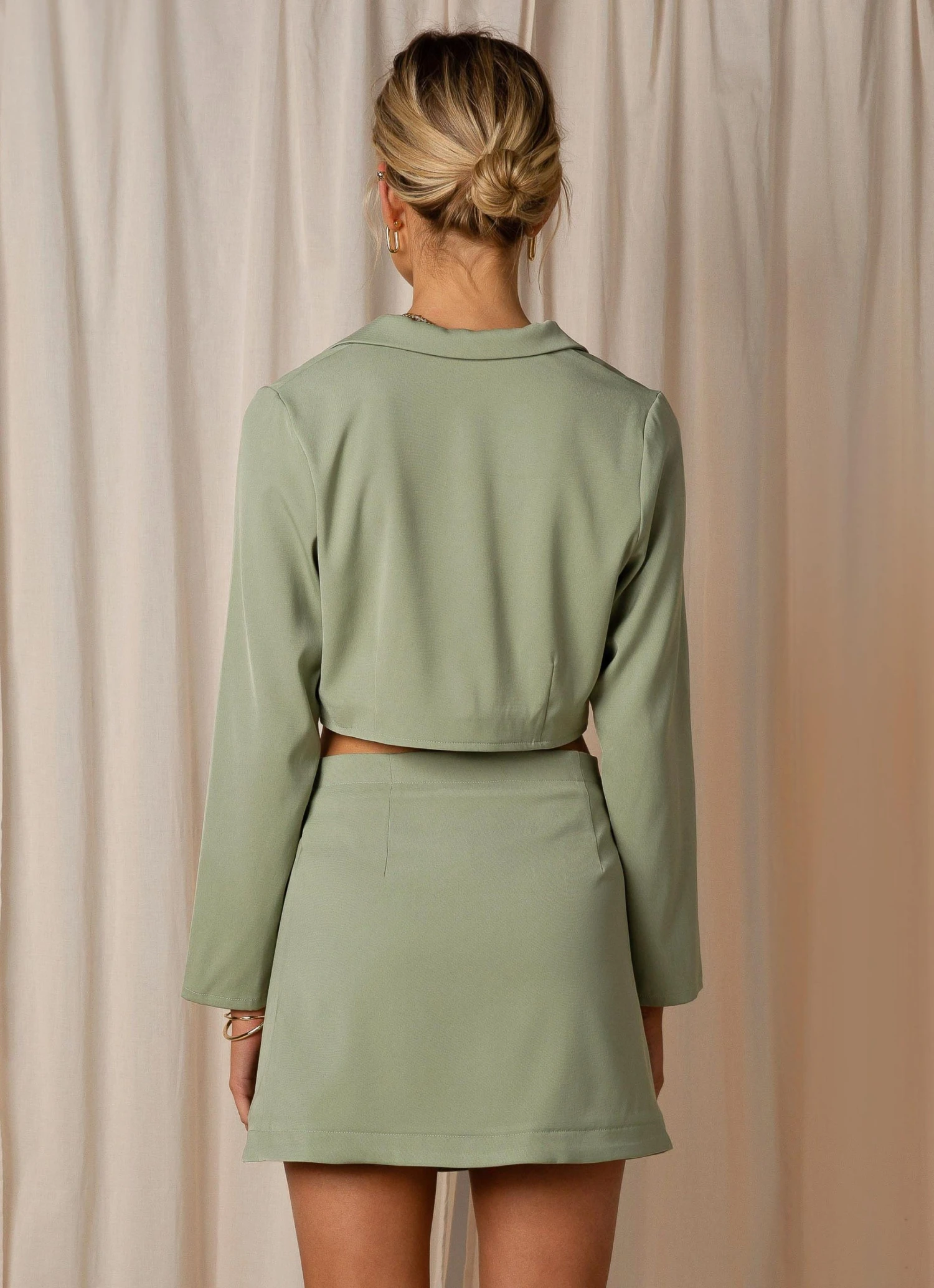 Peppermayo Exclusive New & Most Loved Eastside Blazer - Sage 5 Peppermayo Exclusive New & Most Loved Eastside Blazer - Sage