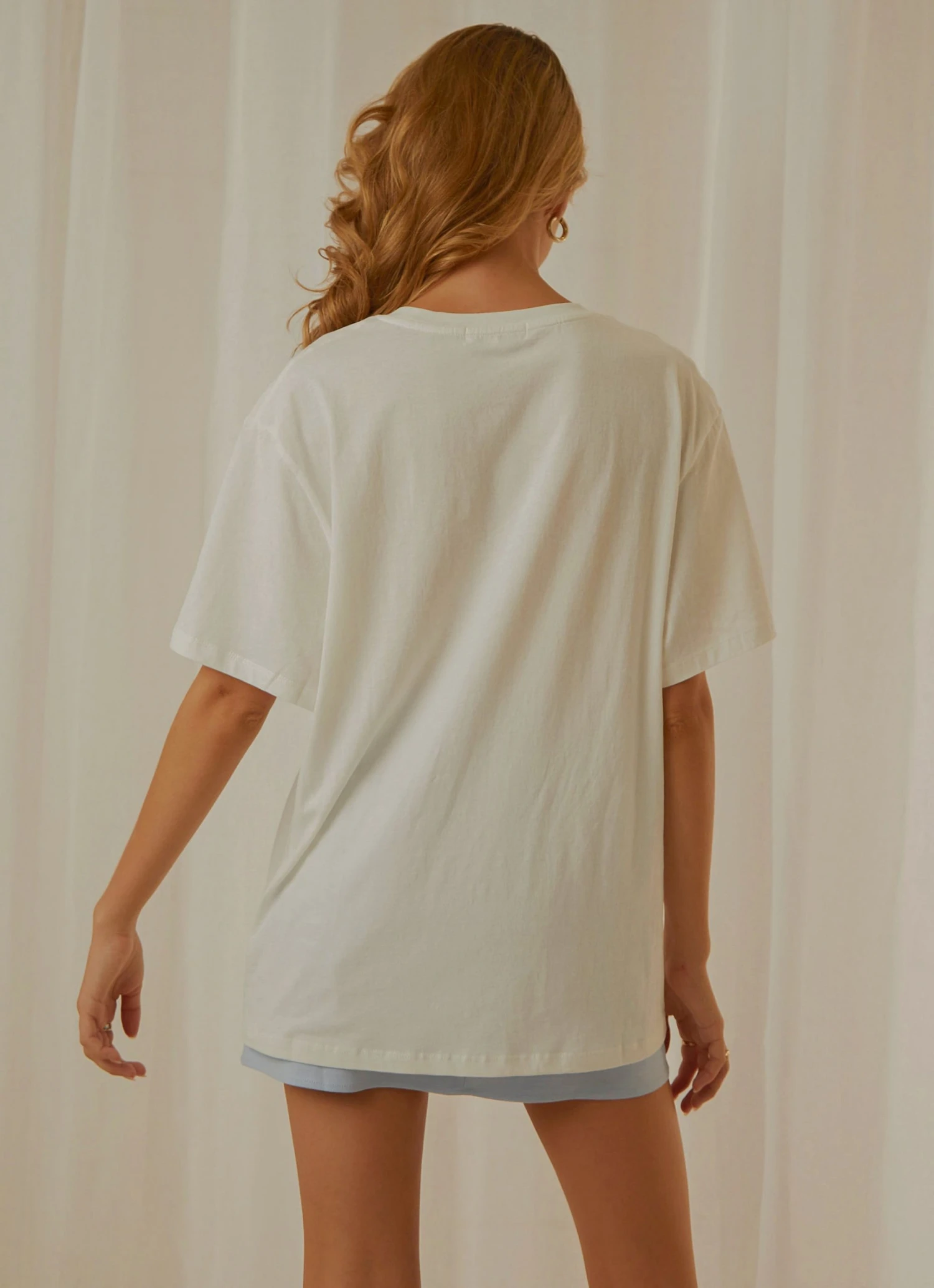 Charlie Holiday Tropicana Boyfriend Tee - White 6 Charlie Holiday Tropicana Boyfriend Tee - White