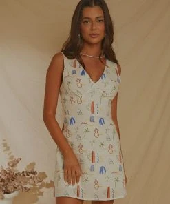 Peppermayo Exclusive Audrey Vintage Linen Slip Dress - Santorini New & Most Loved 8 Peppermayo Exclusive Audrey Vintage Linen Slip Dress - Santorini New & Most Loved