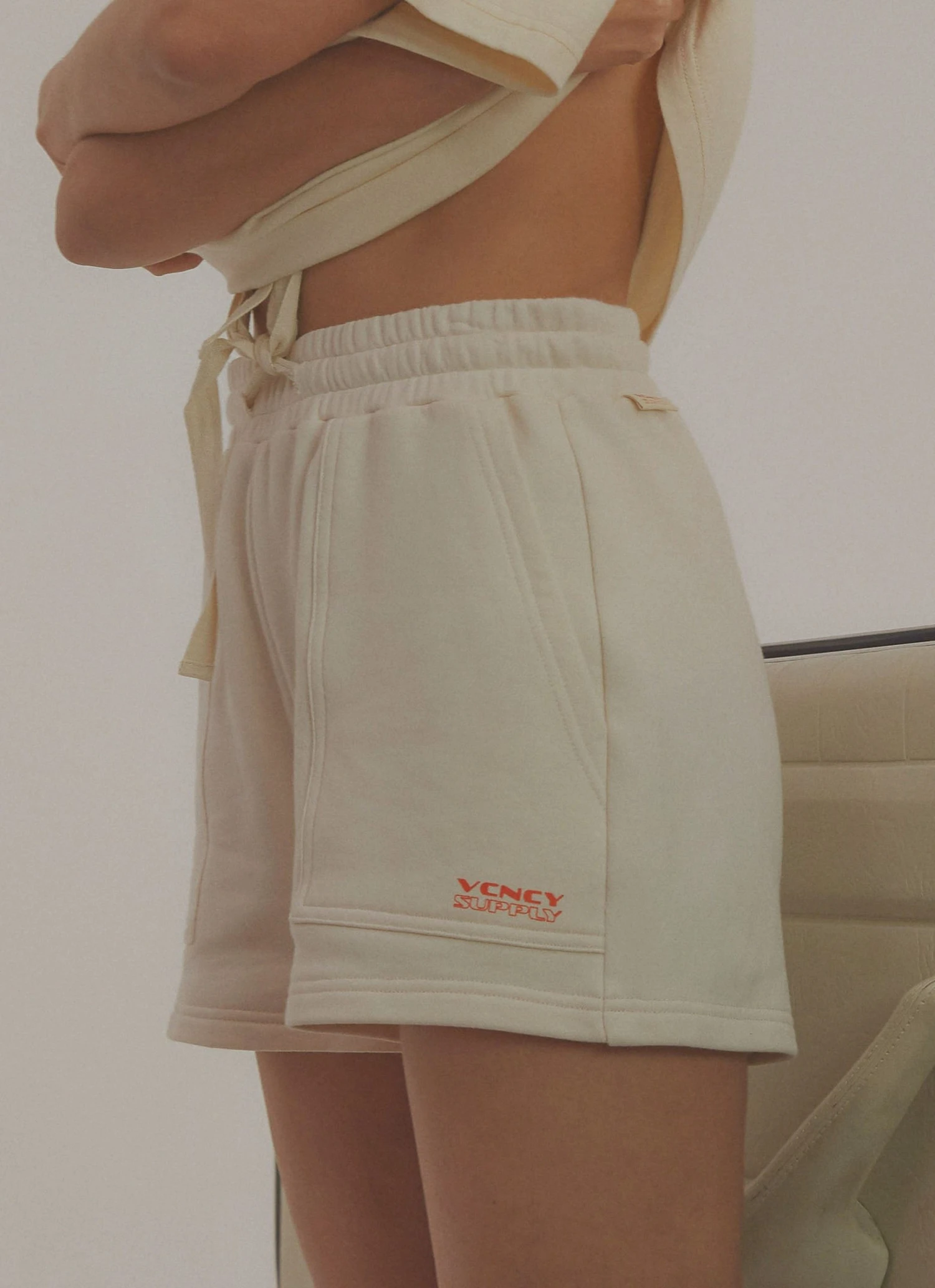 Vacancy Supply Weekend Drive Lounge Short - Off White New & Most Loved 2 Vacancy Supply Weekend Drive Lounge Short - Off White New & Most Loved