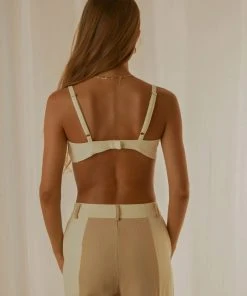 Peppermayo Exclusive Rhye Contrast Crop - Nude New & Most Loved