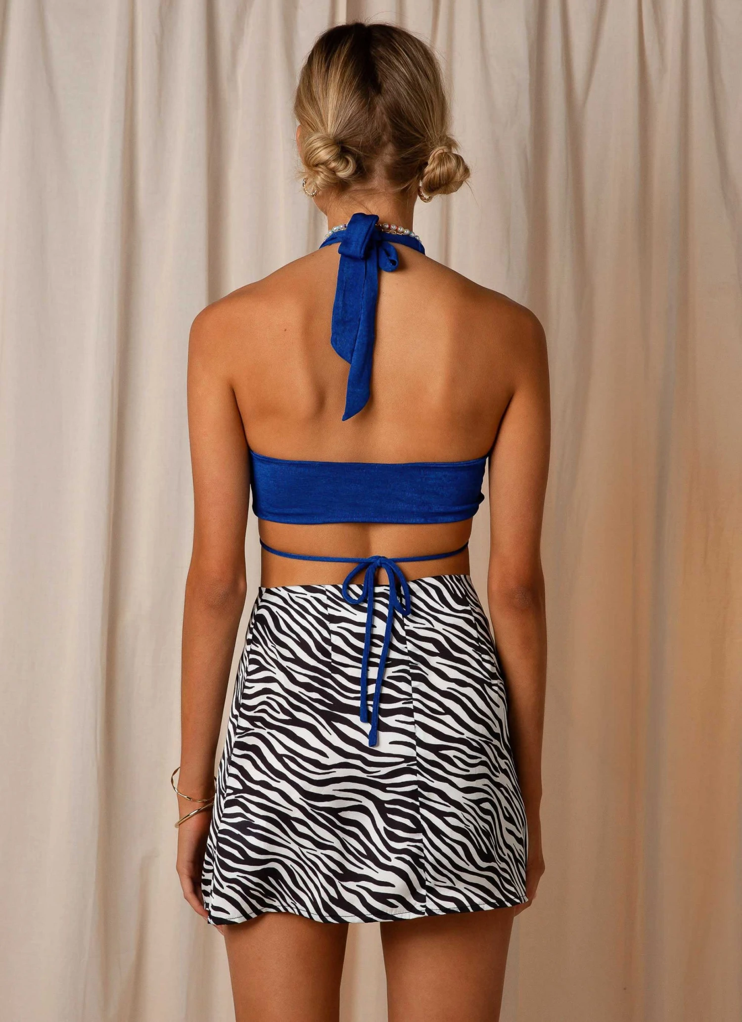 Peppermayo Exclusive Harlow Crop Top - Cobalt 4 Peppermayo Exclusive Harlow Crop Top - Cobalt