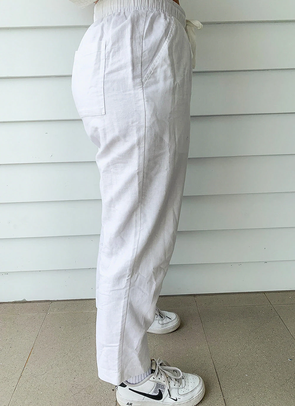 Nude Lucy Nude Classic Pant - White 4 Nude Lucy Nude Classic Pant - White