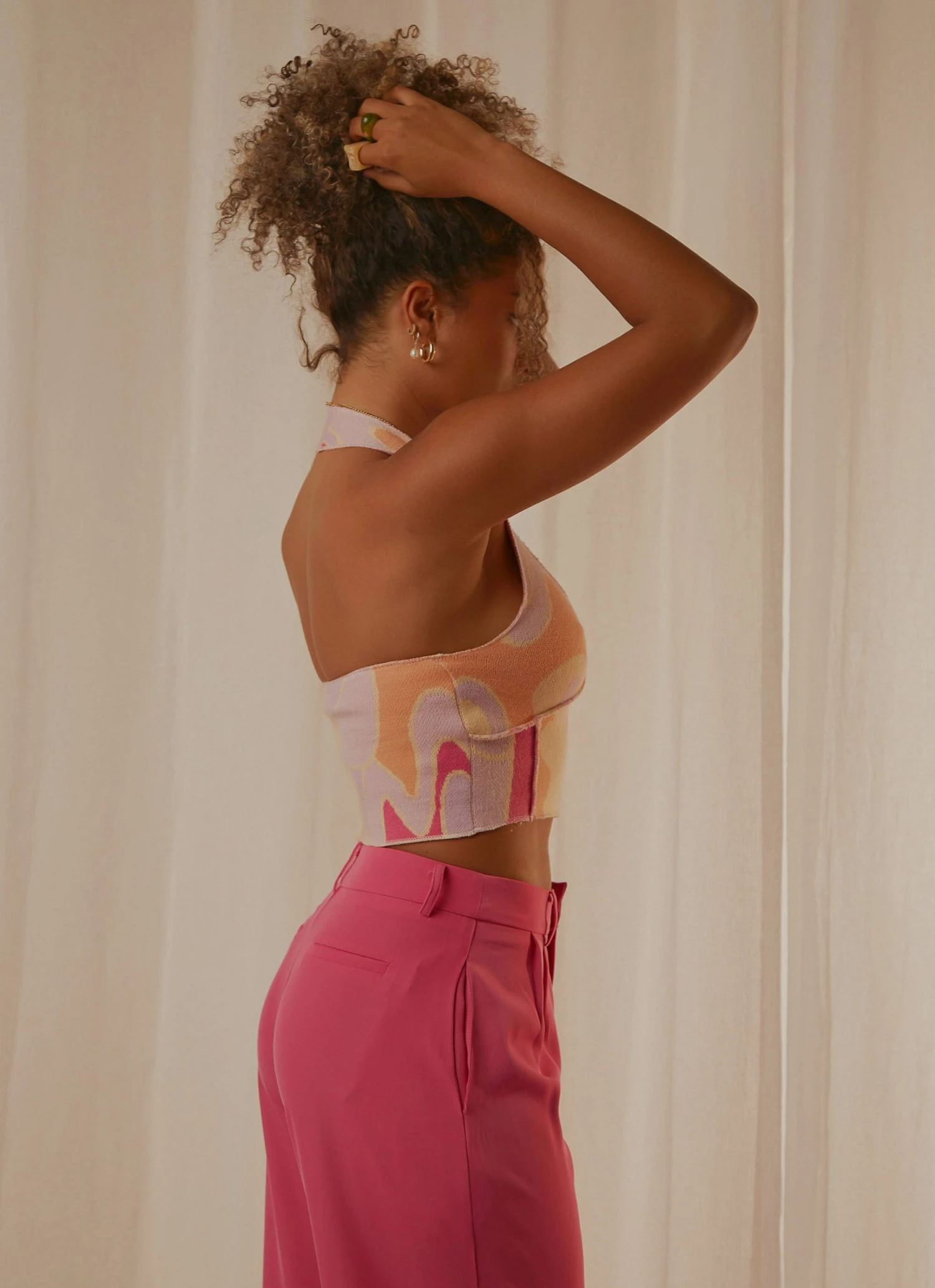 Peppermayo Exclusive Thrill Bound Overlock Crop - Psychedelic 5 Peppermayo Exclusive Thrill Bound Overlock Crop - Psychedelic