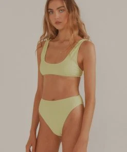 Vacancy Supply New & Most Loved Sundance High Waisted Bottoms - Lime