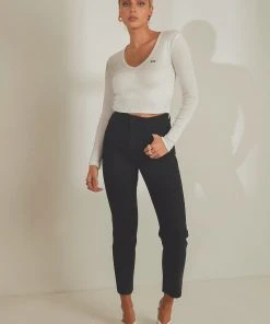 Brodie Long Sleeve - Vintage White