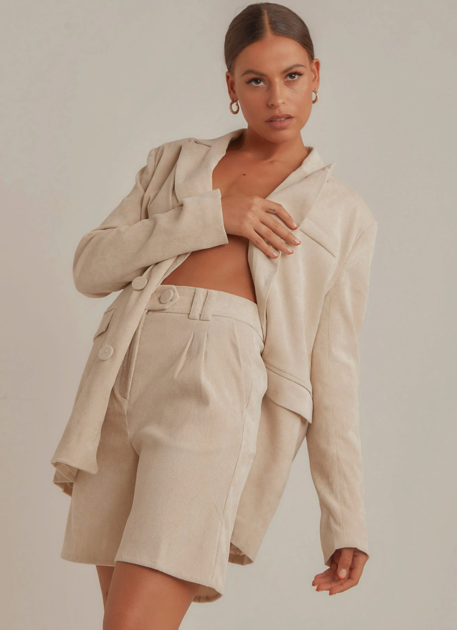 4th & Reckless New & Most Loved Anderson Short - Cream Cord 1 4th & Reckless New & Most Loved Anderson Short - Cream Cord