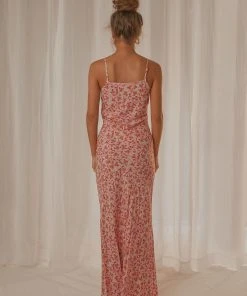 Cools Club Slip Midi Dress - Micro Floral New & Most Loved 9 Cools Club Slip Midi Dress - Micro Floral New & Most Loved