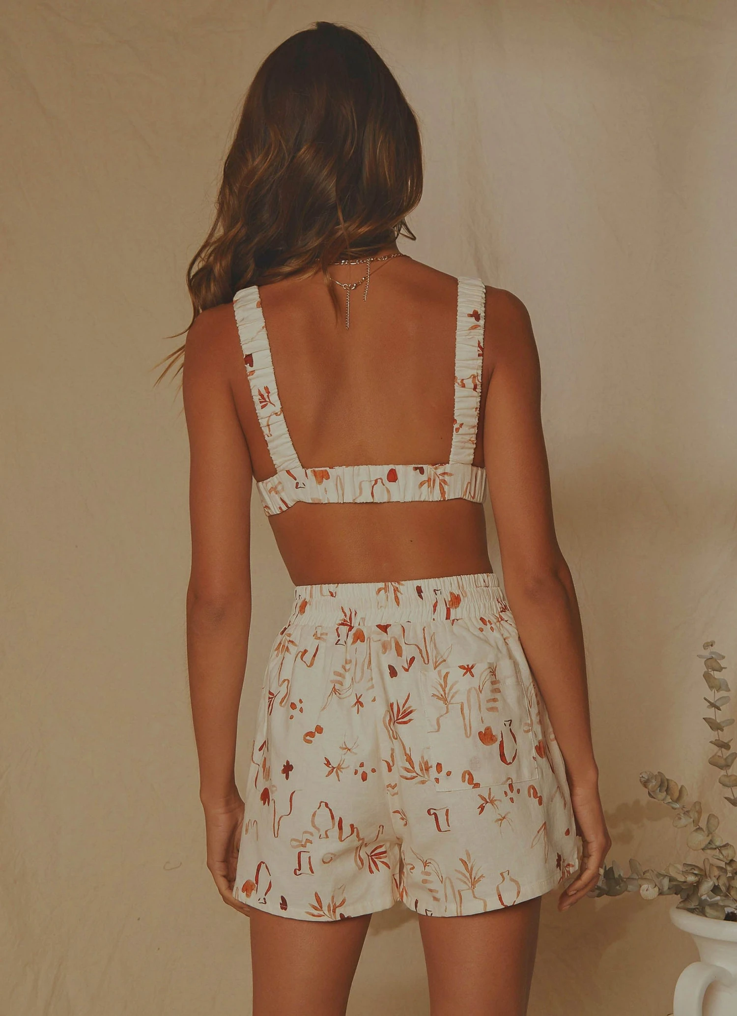 Peppermayo Exclusive New & Most Loved Cici Linen Crop Top - Safari 6 Peppermayo Exclusive New & Most Loved Cici Linen Crop Top - Safari