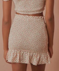Peppermayo Distant Sun Skirt - Pink Floral