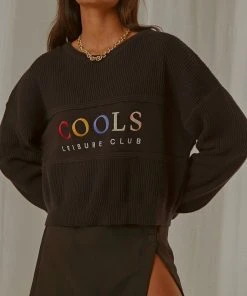Cools Club New & Most Loved Leisure Club Knit - Black
