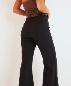 Afends Birkin Hemp Flares - Black Seasonal