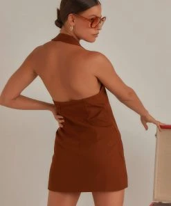 Peppermayo New & Most Loved Say My Name Mini Dress - Brown 7 Peppermayo New & Most Loved Say My Name Mini Dress - Brown