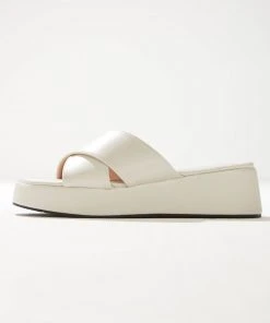 Cult Avenue New & Most Loved Fonda Cross Over Mule - Ivory