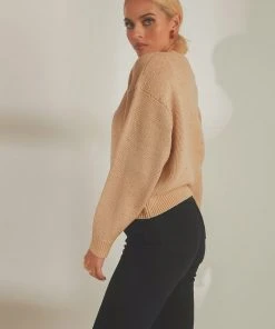 Nude Lucy Lennon Speckle Knit - Honey Speckle 10 Nude Lucy Lennon Speckle Knit - Honey Speckle