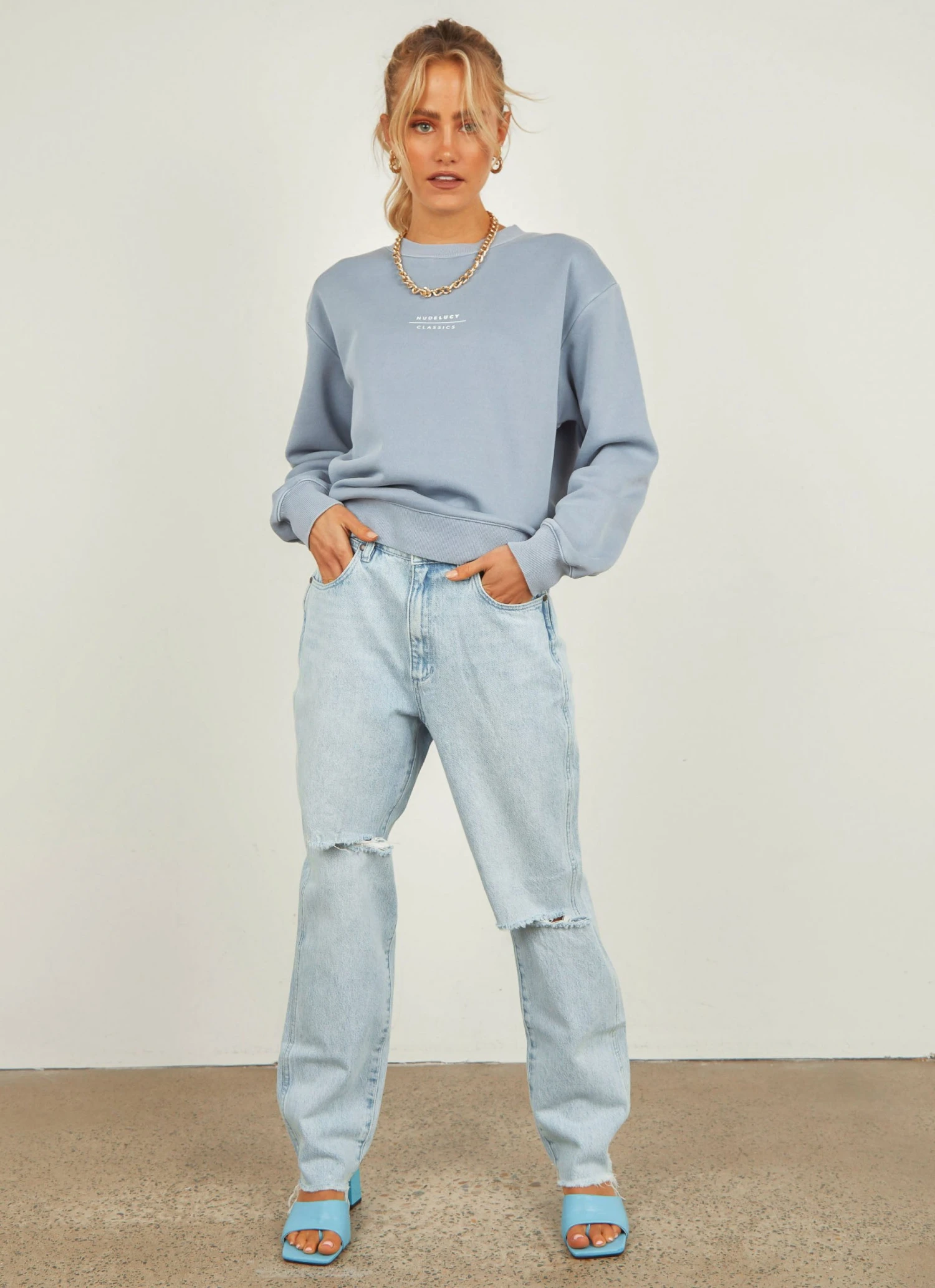 Wrangler Drew Jean - Blue Chain 2 Wrangler Drew Jean - Blue Chain