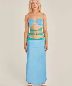 Riley Hubatka X Peppermayo New & Most Loved Sweet Days Crop Top - Azure 8 Riley Hubatka X Peppermayo New & Most Loved Sweet Days Crop Top - Azure