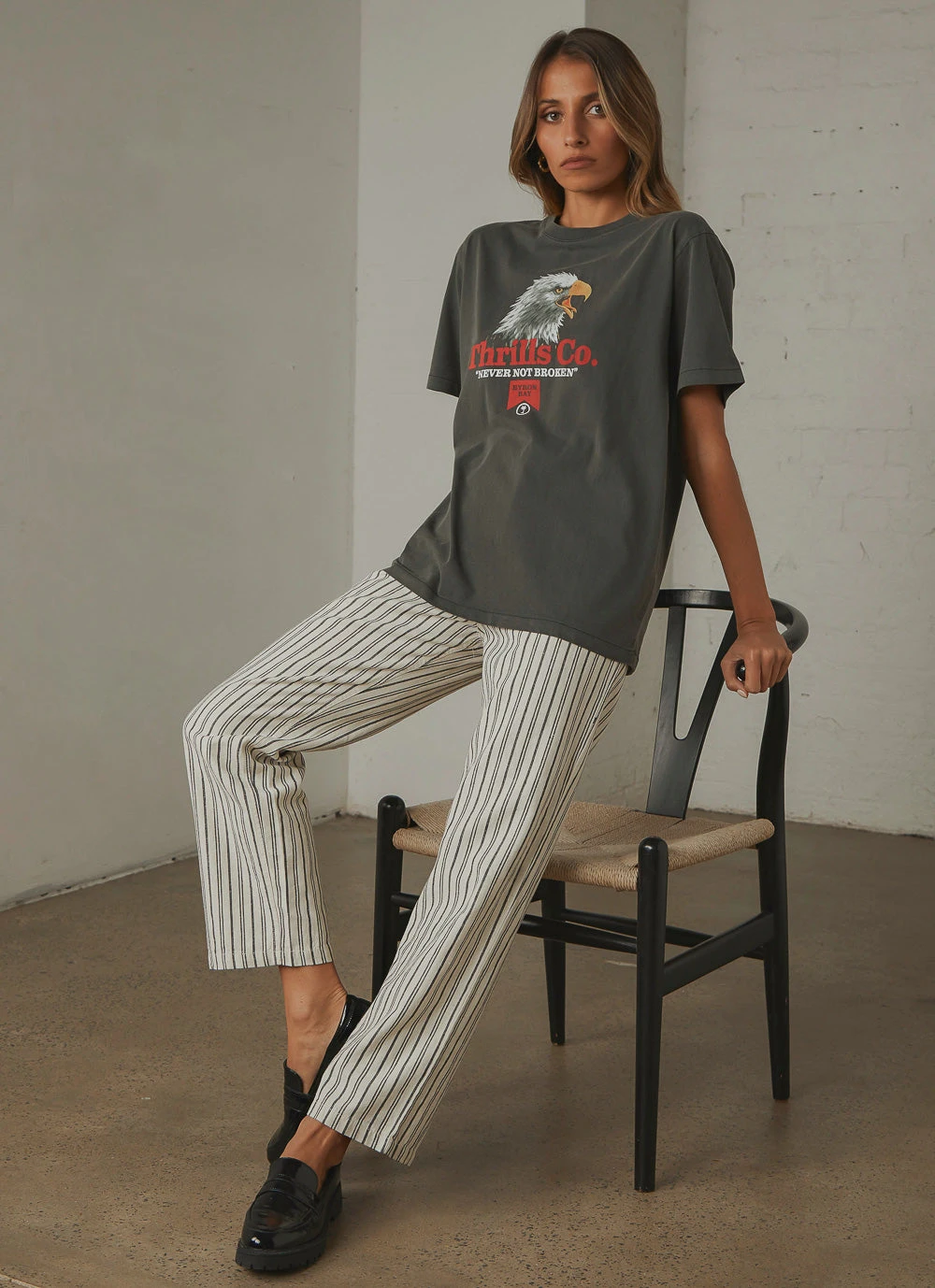 Thrills Talla Merch Fit Tee - Merch Black New & Most Loved 2 Thrills Talla Merch Fit Tee - Merch Black New & Most Loved