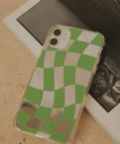 Peppermayo Time Warp IPhone Case - Gren Warp Check New & Most Loved