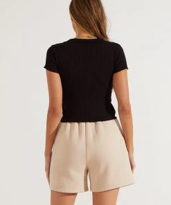 Peppermayo New & Most Loved Essential Knit Top - Black