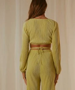 Peppermayo Exclusive New & Most Loved Malibu Dreaming Wrap Top - Sage 9 Peppermayo Exclusive New & Most Loved Malibu Dreaming Wrap Top - Sage