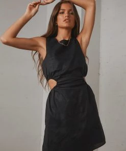 Lioness Fashion New Dresses Straight Shooter Mini - Black