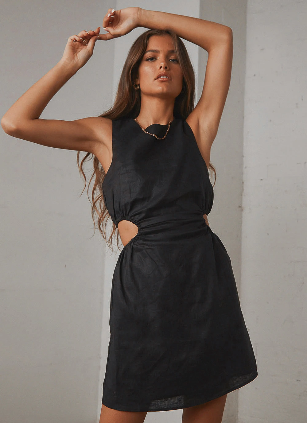 Lioness Fashion New Dresses Straight Shooter Mini - Black 2 Lioness Fashion New Dresses Straight Shooter Mini - Black