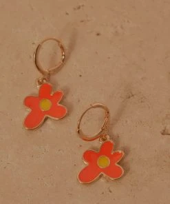 Peppermayo Fool For You Earrings - Orange