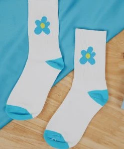 Peppermayo New & Most Loved Lucky Flower Sock - Blue