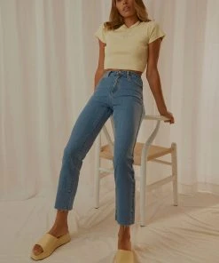 Abrand New & Most Loved A 94 High Slim Jean - Denise