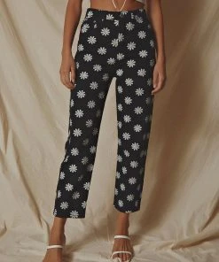 Peppermayo In Paris Jeans - Black Print New & Most Loved