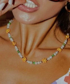 Peppermayo Exclusive New & Most Loved Holidaze Bead Necklace - Pearl Multi