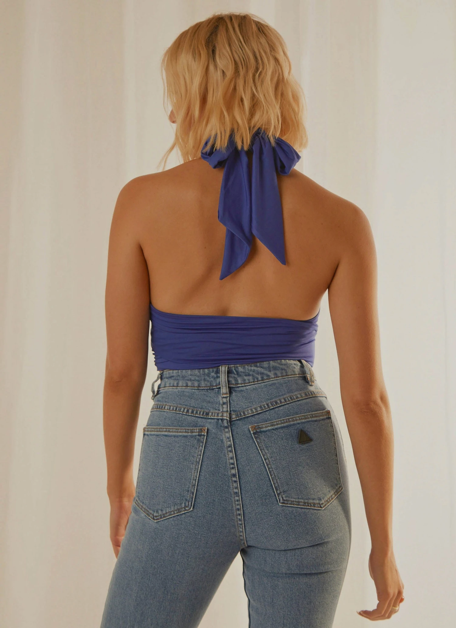 Peppermayo Exclusive Essie Multi Halter Top - Cobalt 6 Peppermayo Exclusive Essie Multi Halter Top - Cobalt