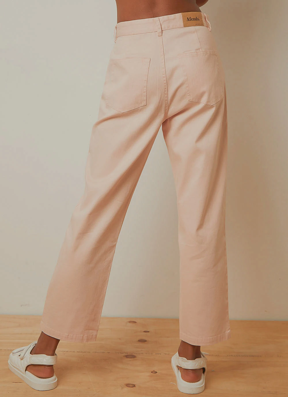 Afends New & Most Loved Shelby Hemp High Waist Wide Leg Pant - Ash Pink 5 Afends New & Most Loved Shelby Hemp High Waist Wide Leg Pant - Ash Pink