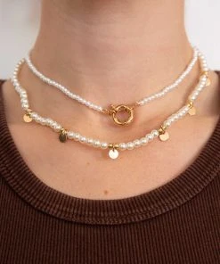 Peppermayo Ocean Eyes Necklace Set - Pearl New & Most Loved