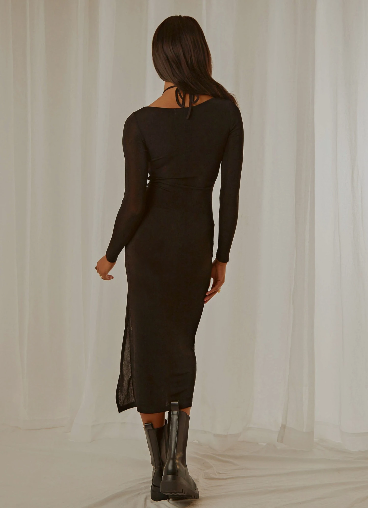 Peppermayo Mulholland Midi Dress - Black New & Most Loved 5 Peppermayo Mulholland Midi Dress - Black New & Most Loved