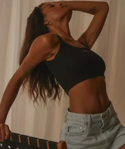 Peppermayo A Muse Crop - Black