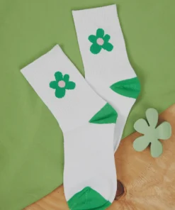 Peppermayo Flower Sock - Green New Accessories