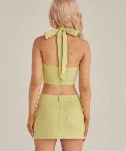 Riley Hubatka X Peppermayo Feel The Sun Drill Mini Skirt - Sage New & Most Loved 9 Riley Hubatka X Peppermayo Feel The Sun Drill Mini Skirt - Sage New & Most Loved