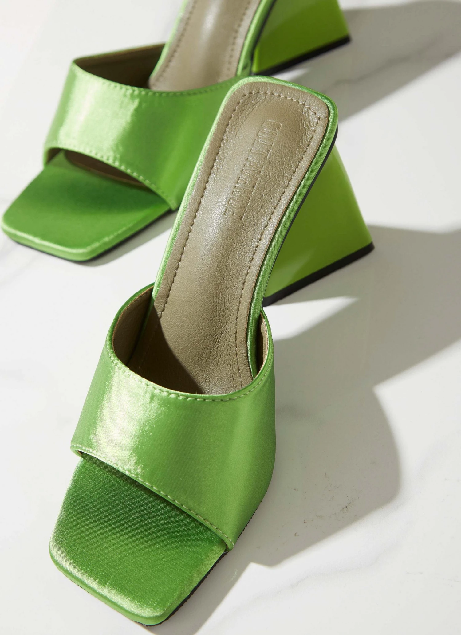 Cult Avenue New & Most Loved N.Y Nights Heel - Summer Green 4 Cult Avenue New & Most Loved N.Y Nights Heel - Summer Green