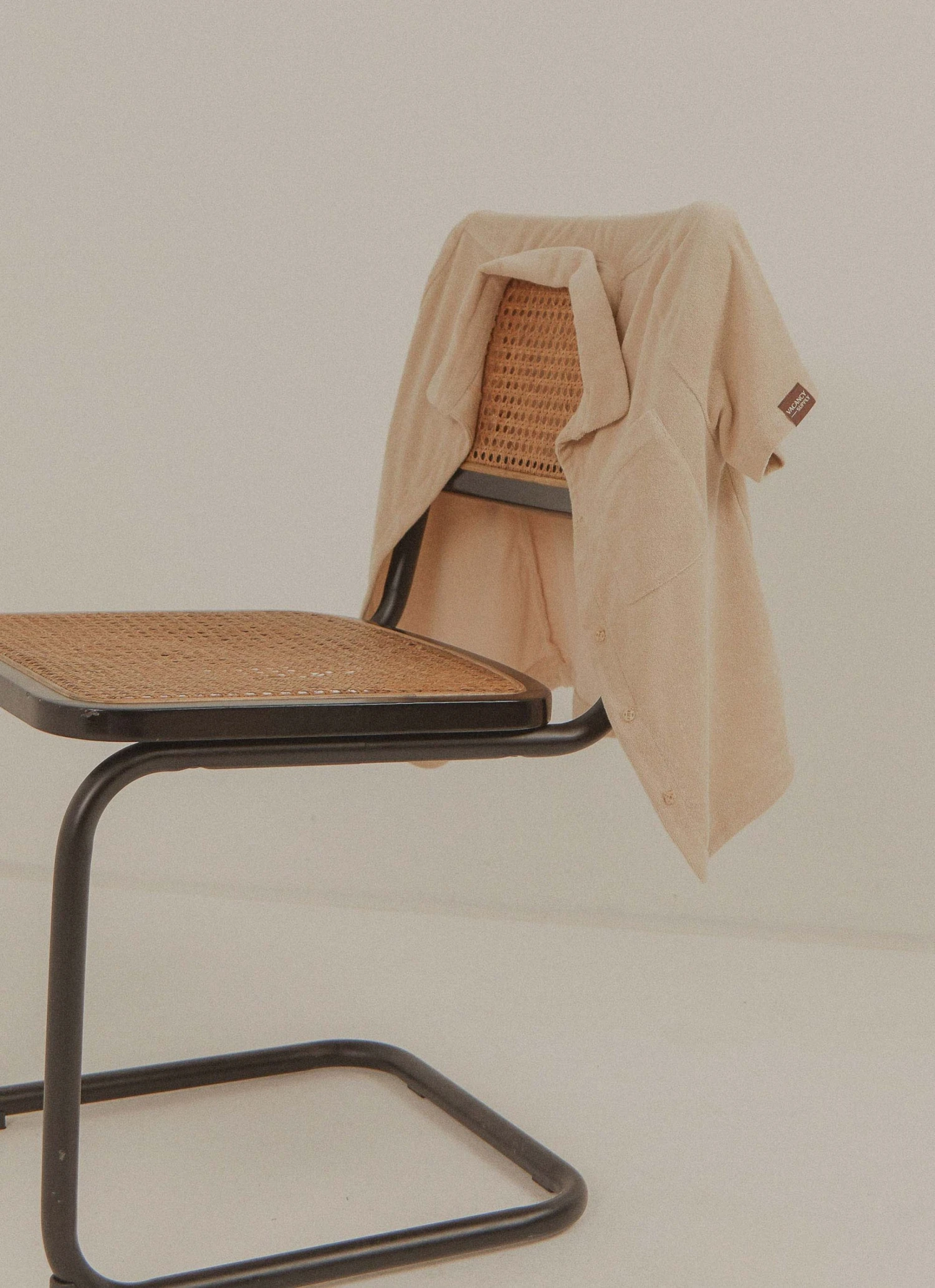 Vacancy Supply Holiday Terry Shirt - Beige 3 Vacancy Supply Holiday Terry Shirt - Beige