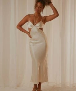 Peppermayo Dream In Colour Midi Dress - Ivory New & Most Loved 9 Peppermayo Dream In Colour Midi Dress - Ivory New & Most Loved