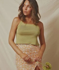 Peppermayo Note It Knit Top - Sage New & Most Loved