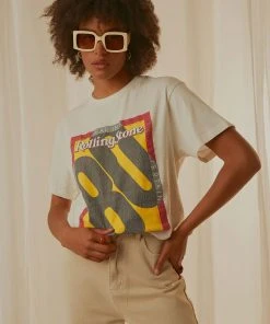 Rolla's Rolling Stone 80 Tomboy Tee - Vintage White