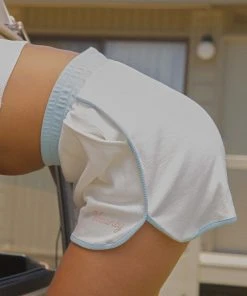 Vacancy Supply Motel Shorts - White - Powder Blue